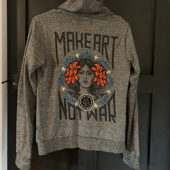 Embroidered Obey Hoodie - Picture 5 of 5